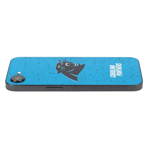 NFL Carolina Panthers Distressed Alternate iPhone 16e Skin